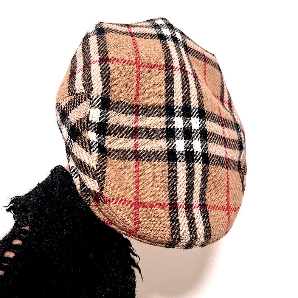 Burberry London Newsboy Flat Cap 100% Wool